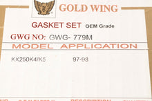 Load image into Gallery viewer, GoldWing Gasket Kit Set - Kawasaki KX250 1997-1998  | GWG-779M