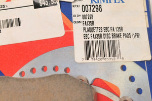 EBC FA135R Long Life Sintered Brake Pads Fits Can-Am Commander,Kawasaki KDX KLX