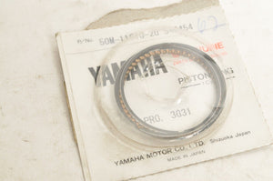 Genuine Yamaha Piston Ring Set 2nd O/S .50mm XC125 XV250 YFA1 +  |  50M-11610-20