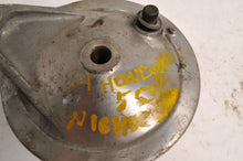Load image into Gallery viewer, Used Rear Brake Panel Backing Plate Honda CB550 83 84 Nighthawk  | 43100-ME4-000 - Very Good