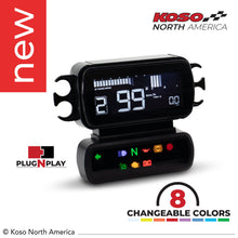 Load image into Gallery viewer, Koso D2 LCD Multi-Function Gauge Speedometer Dash for 14+ Dyna Softail Sportster