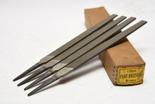 Load image into Gallery viewer, NOS Nicholson File (Globe File MF'G) 6" Flat Bastard - Qty:4 - Canada Made