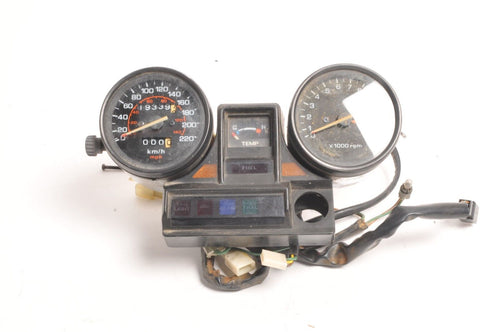 Used Honda Gauge Dash Speedometer Speedo Tach Cluster VF500C KM/h 19339km - Very Good