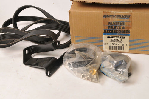 Mercury MerCruiser Quicksilver Serpentine Belt Kit  Alpha Bravo ++ |  807901A3 - Like New
