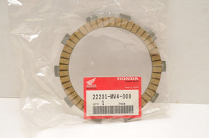 NOS OEM HONDA CLUTCH FRICTION DISK 22201-MV4-000 CBR600F2 TRX300EX CBR600RR ++ - Like New