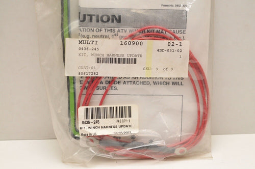 NOS OEM ARCTIC CAT 0436-245 WINCH WIRE HARNESS UPDATE KIT WIRING  - Like New