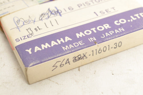 Genuine Yamaha Piston Ring Set 3rd O/S +0.75MM YZ250 1984-90  |  39X-11601-30