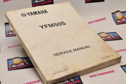Genuine Yamaha SERVICE SHOP MANUAL LIT-11616-17-13 YFM50S 5YF-28197-10 RAPTOR 50 - Very Good