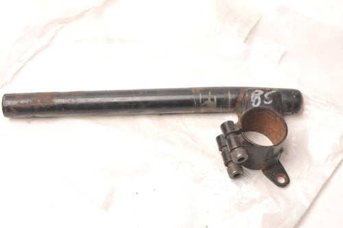 Genuine Yamaha Used Left Clip-on Handlebar appears bent fits RZ350  | Canada - Very Good