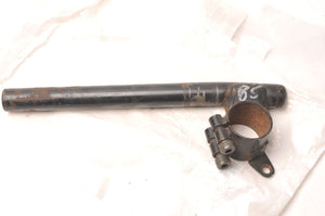 Genuine Yamaha Used Left Clip-on Handlebar appears bent fits RZ350  | Canada - Very Good