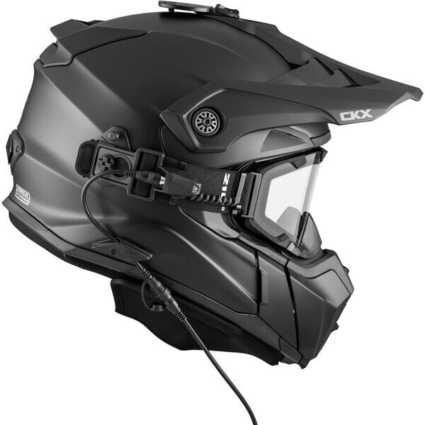 CKX Titan Electric Original Backcountry Snowmobile Helmet | Matte Black Small S