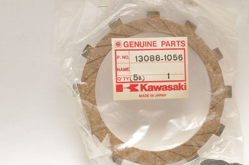 NEW OEM Kawasaki CLUTCH FRICTION DISC/PLATE 13088-1056 KDX200 S1 S2 S3 KDX175 ++ - Like New