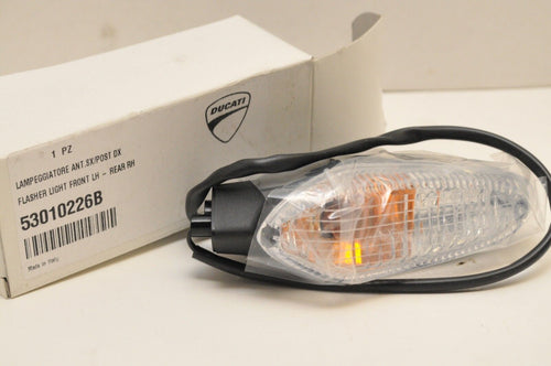 OEM DUCATI 53010226B SIGNAL LIGHT/FLASHER/INDICATOR - LEFT FRONT / RIGHT REAR