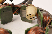 Load image into Gallery viewer, Vintage 1970s Motorcycle Stator Assembly - Round Plug, 6 coil unit, Kawasaki??