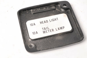 Honda CX500 53132-415-010 Cover,Handlebar Holder Fuse Box Lid 78-81 + FT500 82-3 - Very Good