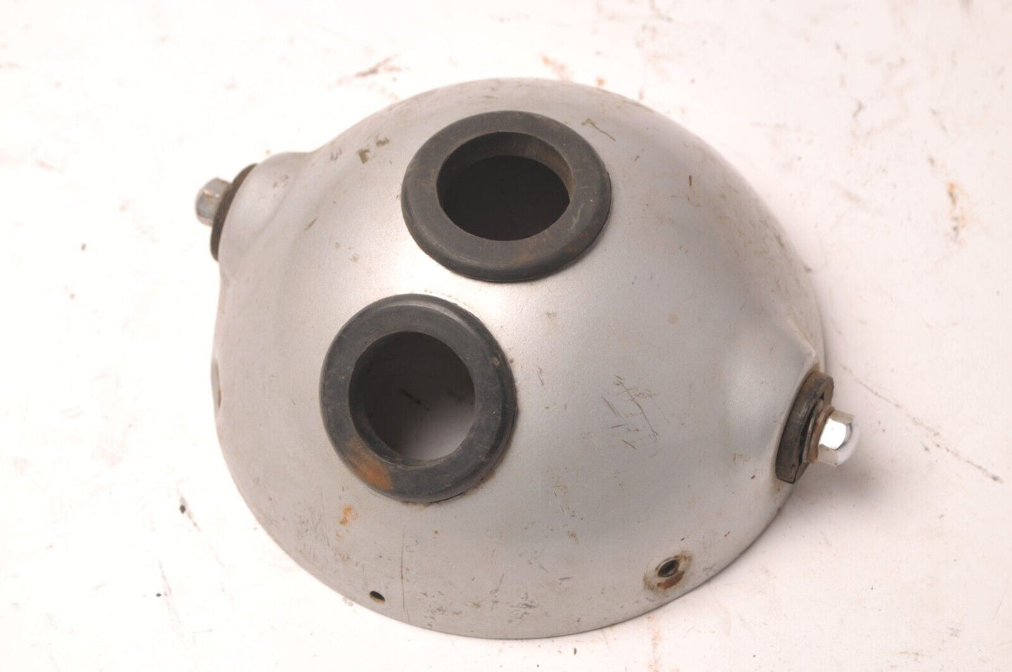 Suzuki Headlight Bucket Case S266 M72 Silver A100 RV90 TS100 TS125 TS250 ++ - Very Good