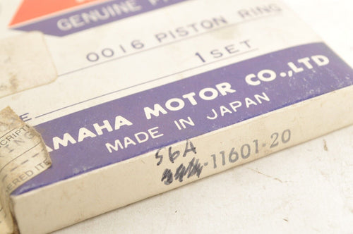 Genuine Yamaha Piston Ring Set 2nd O/S +0.50MM YZ250 1984 - 90  |  39X-11601-20