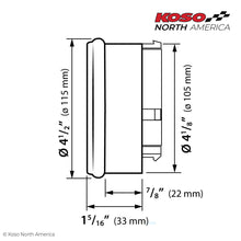 Load image into Gallery viewer, Koso HD-05 LCD Multi-Function Tank Mounted Gauge Speedo for 04+ Dyna Softail