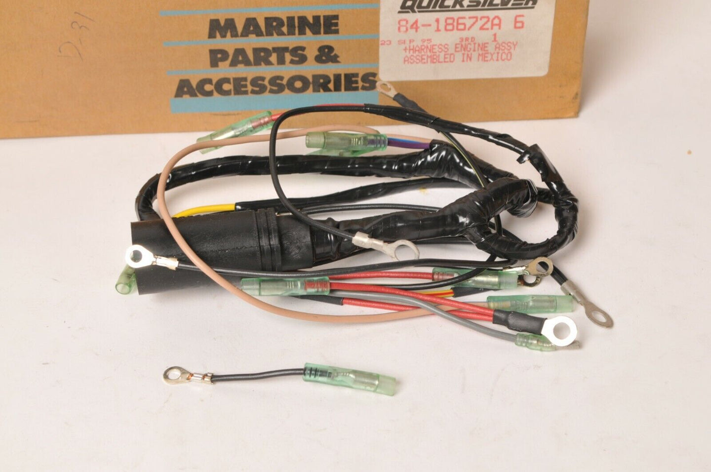 Mercury MerCruiser Quicksilver Wire harness Assembly 30-40HP OB |  84-18672A6 - Like New