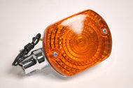 Turn Signal Indicator Light Assembly fits motorcycle chrome | 11-2201 - Like New - Motomike Canada