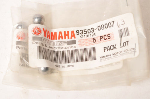 Genuine Yamaha 93503-08007 Ball, Steel - Lot of EIGHT (8)  many applications