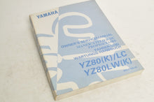 Load image into Gallery viewer, Yamaha Owner&#39;s Service Manual - YZ80(K) 1998 English French German 4ES-28199-85