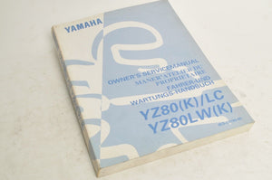 Yamaha Owner's Service Manual - YZ80(K) 1998 English French German 4ES-28199-85