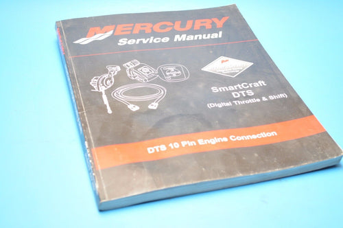 OEM MERCURY FACTORY SERVICE MANUAL 90-895372 SMARTCRAFT DTS 10-PIN DIGITAL - Very Good