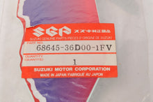 Load image into Gallery viewer, New NOS Genuine Suzuki 68645-36D00-1FV Decal Leg Shield Right RH AE50 1990-up - Like New