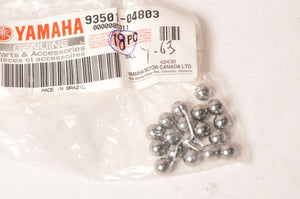 Genuine Yamaha 93501-04803 Ball, Steel - Lot of 19 Bearing RT180 1990-1997