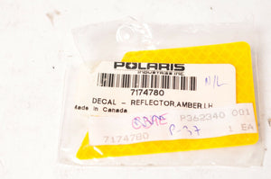 Genuine Polaris 7174780 Decal,Reflector Amber LH Left - Sportsman 500 700 800 ++