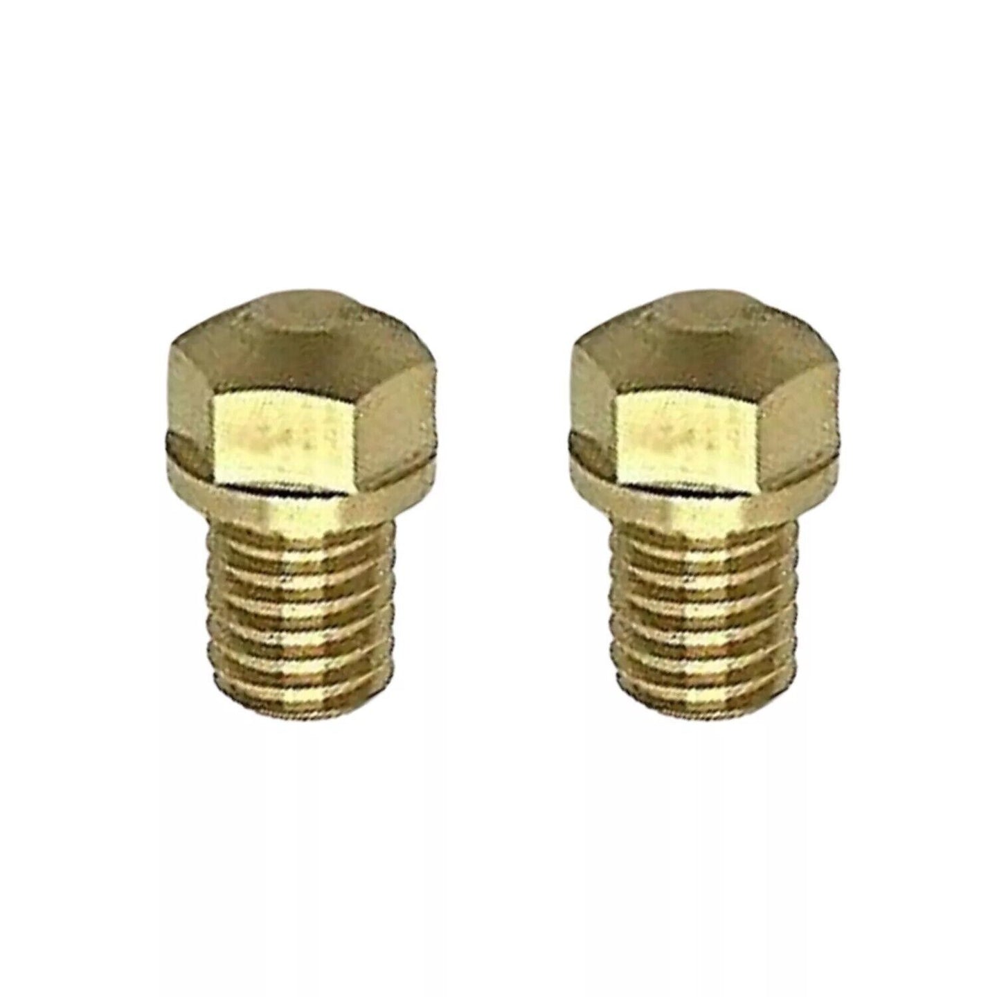 2x Genuine Mikuni Carburetor Hollow Brass Screw Plugs for Yamaha 1HX-14565-00