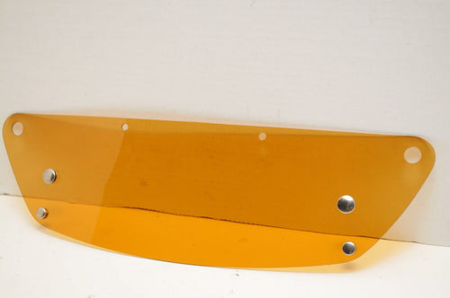 NOS VTG VINTAGE MOTORCYCLE HELMET VISOR *AMBER* S-20 FLIP FC-28 SHOEI - Like New