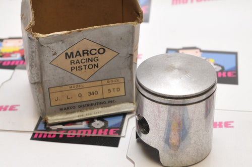 NOS New Old Stock MARCO RACING Piston JLO ROCKWELL 340 TWIN STD  - Like New