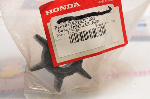 New OEM HONDA MARINE 19210-ZV7-003 IMPELLER 25 30 BF OUTBOARD - Like New