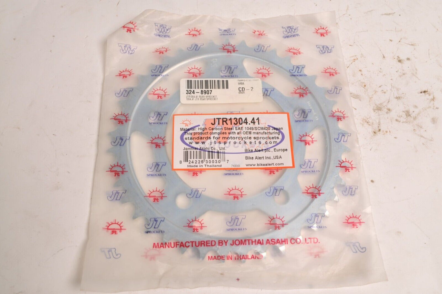 JT Steel Rear Sprocket JTR1304.41 41T Fits Honda CBF500 CB600 CB650 VT750 CBR900 - Like New