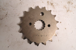 JT Steel Front Sprocket JTF513.17 17t Fits Suzuki GSX-R1000 R1300 Yamaha RD350 + - Like New