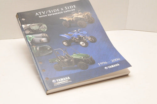 Genuine OEM YAMAHA QUICK REFERENCE CATALOG ATV SxS SIDE BY LIT-10081-AT-06 1996- - Very Good