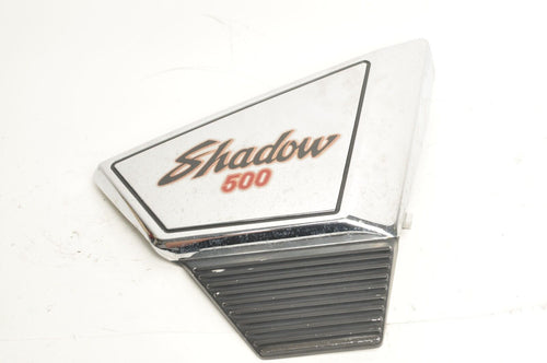Genuine Honda Side Cover Right Honda Shadow VT500c 84-up Chrome | 836A0-MF5 - Very Good
