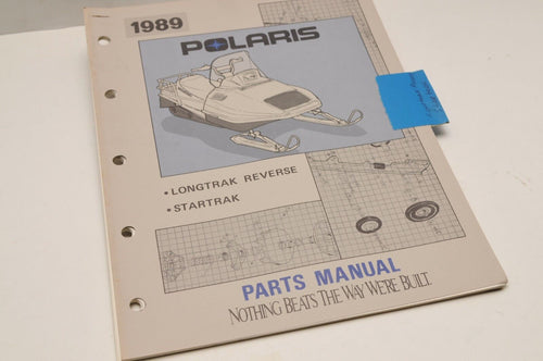 Vintage Polaris Parts Manual 9911542 - 1989 Startrak / LT Snowmobile Genuine OEM - Very Good