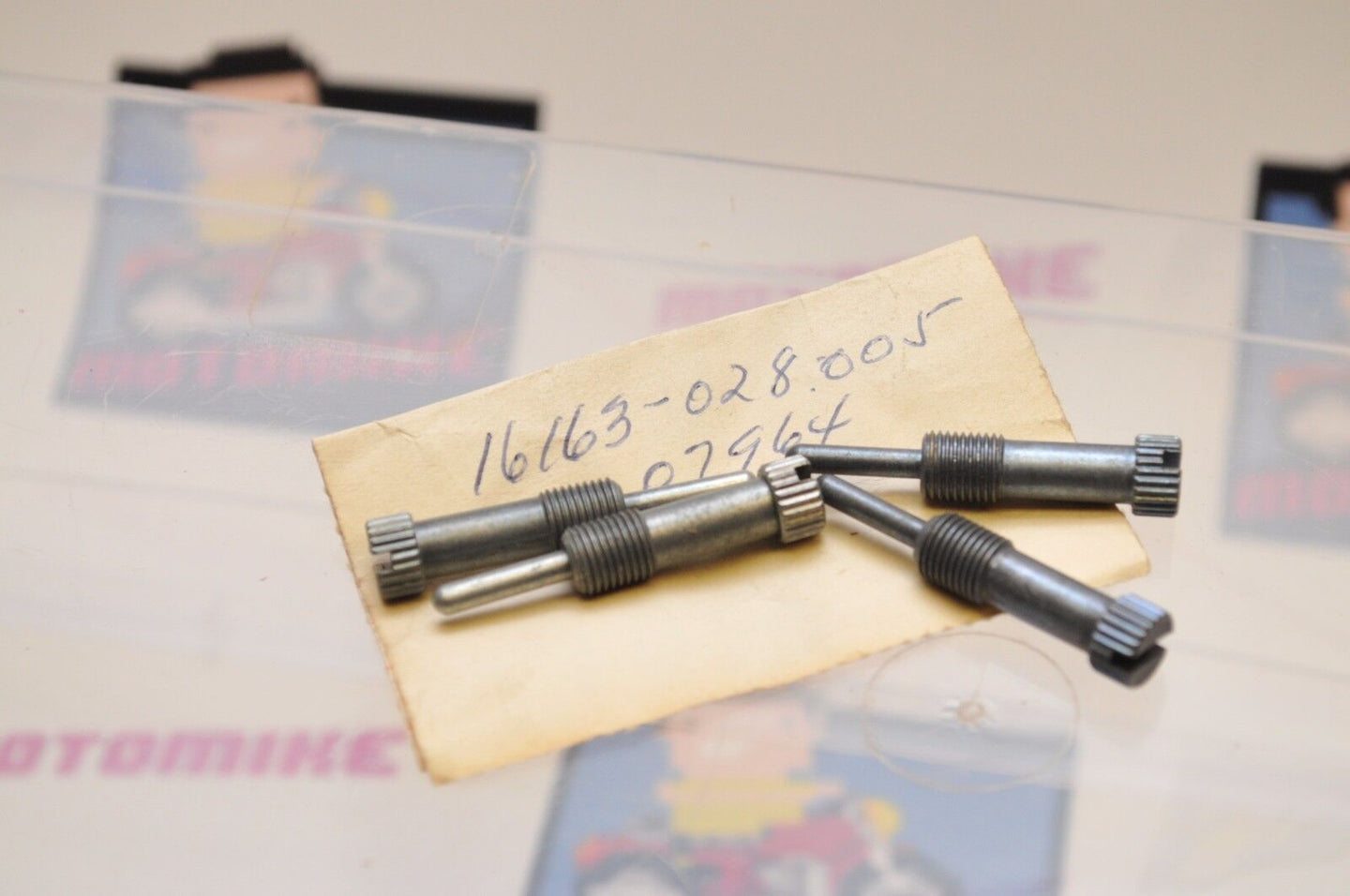 OEM VINTAGE Honda 16163-028-005 THROTTLE STOP SCREW Qty:4  CARB CARBURETOR S90  - Like New