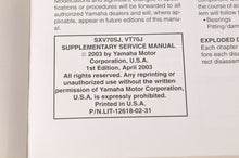 Load image into Gallery viewer, Yamaha Supplementary Service Manual Repair Maintenance Shop | SXV70 VT70 2004 - Very Good