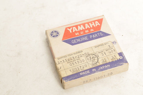 Genuine Yamaha Piston Ring Set 2nd O/S +0.50mm YZ125 1978-1980   |  3R3-11601-20