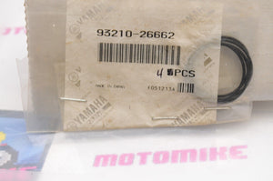 NEW NOS OEM YAMAHA 93210-26662 Qty:4  O-RING RINGS - (AXLE SHAFT@BRAKE DRUM)  - Like New