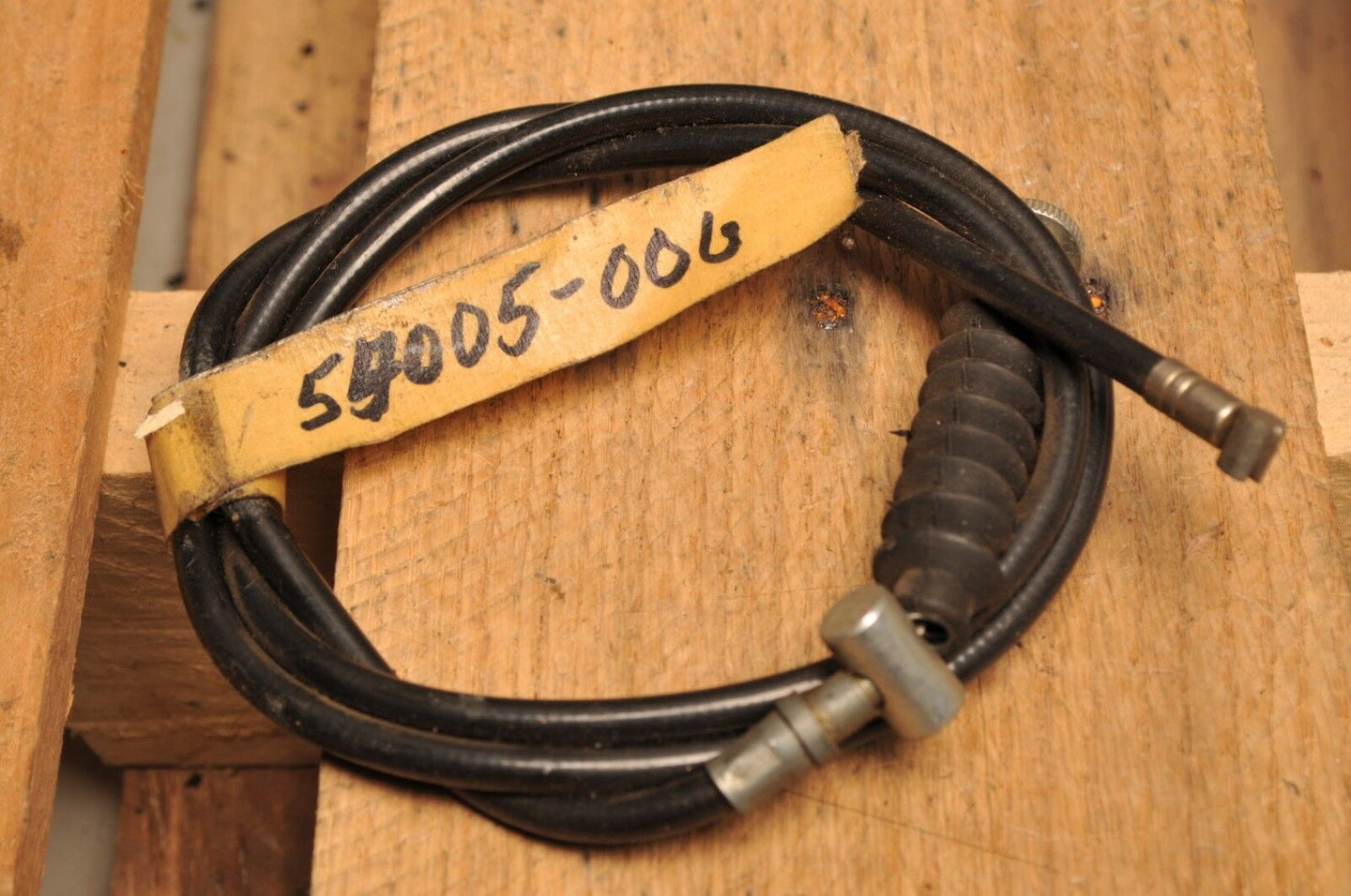 USED OEM KAWASAKI 54005-006 CABLE,BRAKE FRONT - 1966 D1 1965-67 J1  - Very Good