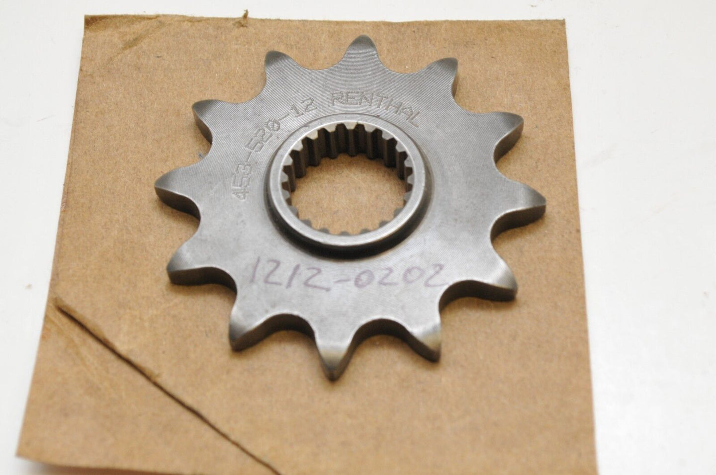 RENTHAL FRONT SPROCKET 1212-0202 / 453--520-12P / KAWASAKI KX250F 2009-18 - Like New