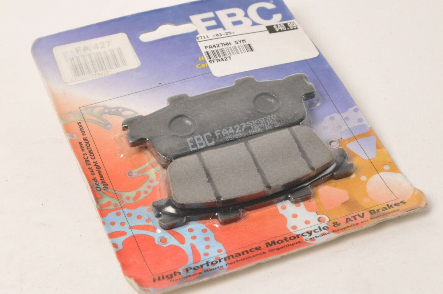 EBC FA427 Organic Brake Pads - daelim e-ton kymco sym ++
