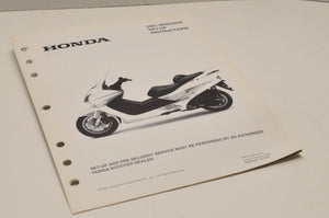 2001 nss250 / A Genuine OEM Honda Factory SETUP INSTRUCTIONS PDI MANUAL S5135 - Very Good