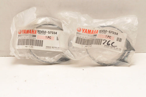 NEW NOS OEM YAMAHA 90450-57034 (57016) HOSE CLAMP Qty:2 VENTURE VIKING VK VECTOR - Like New