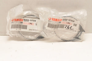 NEW NOS OEM YAMAHA 90450-57034 (57016) HOSE CLAMP Qty:2 VENTURE VIKING VK VECTOR - Like New